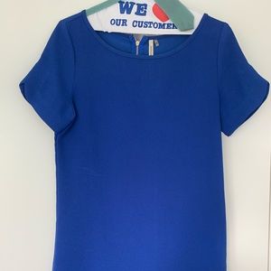Royal Blue Shit Dress